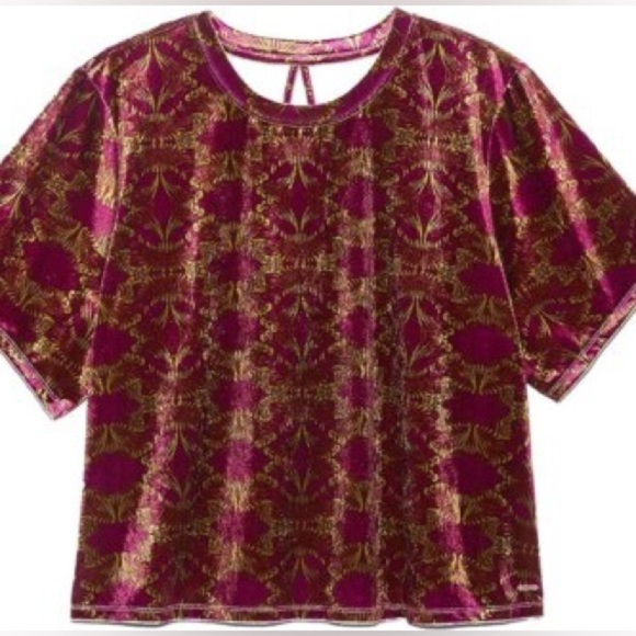NWOT Savage by Fenty PJ shirt Psychedelic Velvet Sleep set size medium - Picture 5 of 9